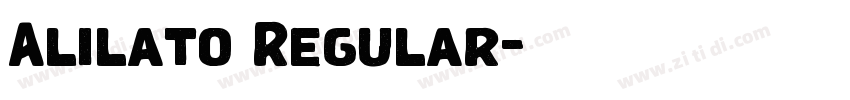 Alilato Regular字体转换 Alilato Regular字体转换